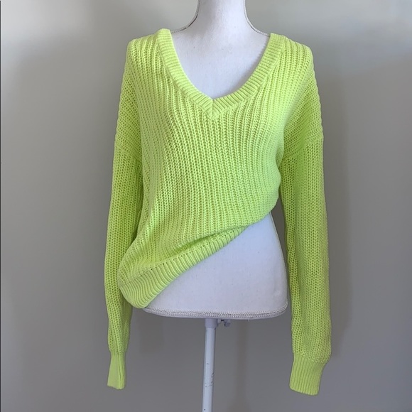 PINK Victoria's Secret Sweaters - PINK Victoria’s Secret Heritage V Neck Sweater